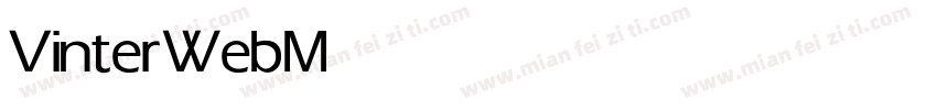VinterWeb Medium字体转换